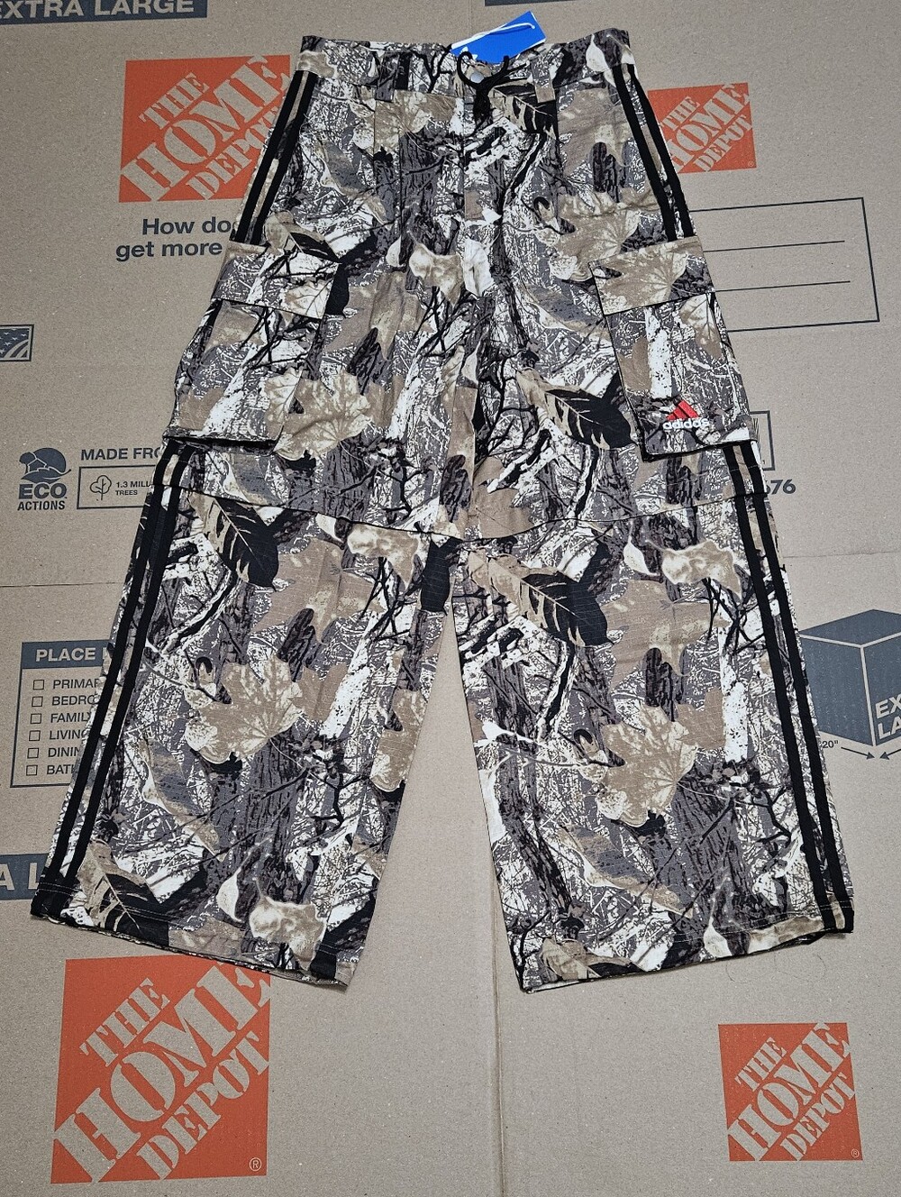 Adidas Camo Zip Up Off Pants